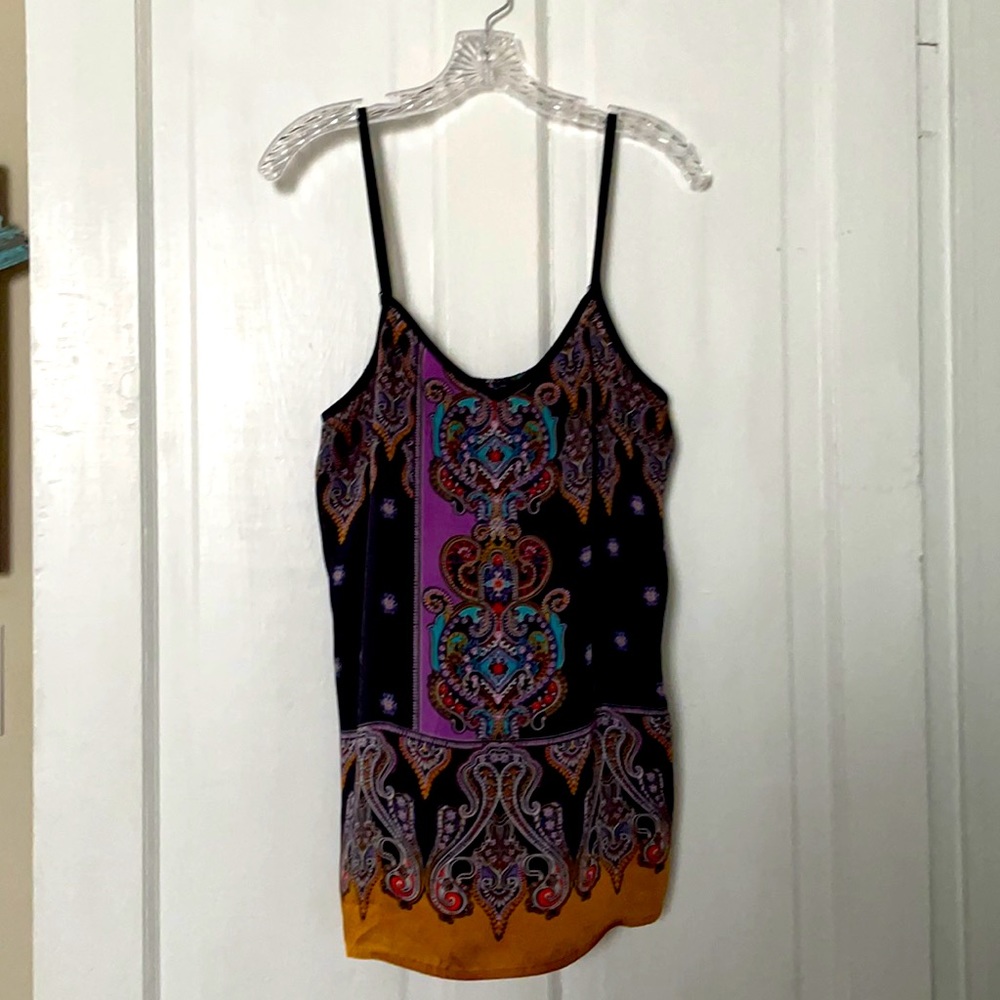 Beautiful Jewel Tone Express Flowy Tunic Tanktop